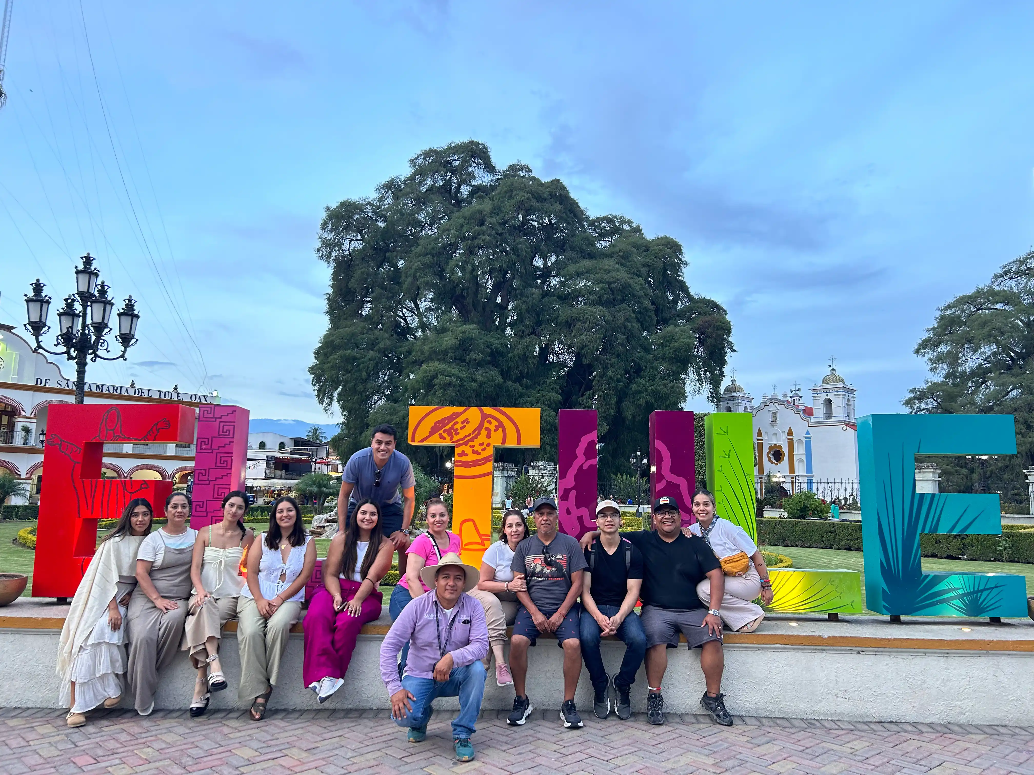 Paisaje de Oaxaca y transporte